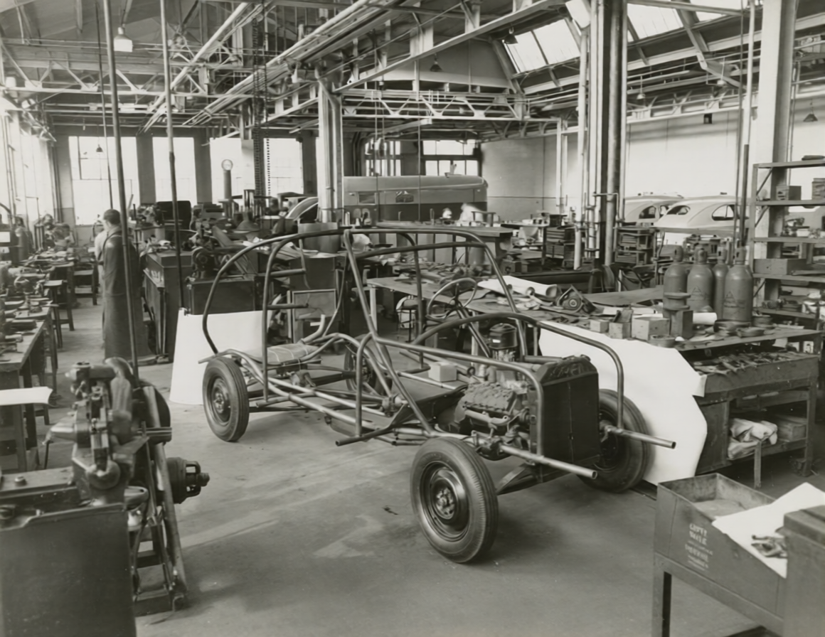 Vintage auto assembly